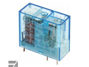 رله کتابی 8 پایه دو کنتاکت 8 آمپر 12 ولت DC فيندر finder 40529012