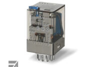رله سه کنتاکت 10 آمپر 11 پایه 110 ولت DC فیندر finder 60139110